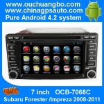 Ouchuangbo 7 Inch Car Radio DVD for Subaru Forester /Impreza 2008-2011 Android 4