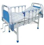 ABS Manual Medical Bed , ISO 2 crank hospital bed
