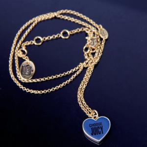 Wholesale Fashion brand jewelry Juicy Couture necklace heart pendant necklace jewellery wholesale from china suppliers