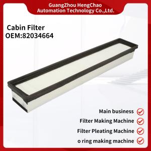 Wholesale 100mm Automatic Cabin Air Filter 82034664 Car Air Conditioner Filter Making Machine from china suppliers