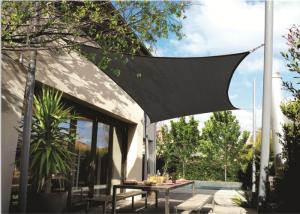 Wholesale Polyester Waterproof Garden Shade Sail For Outdoor Work Area 160gsm 300D from china suppliers