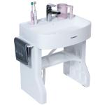 White/Pink Large Square Type Baby Hand Wash Basin for Baby Necessities