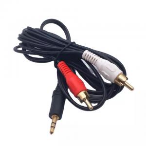 China Copper RCA To 3.5 MM Jack Audio Video Cables For TV DVD RCA on sale