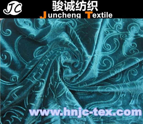 emboss non-inverted velvet flower fabric for decoration/ sofa upholstery
