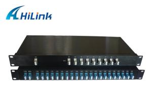 Wholesale DWDM Filter 80 Channel Mux Demux , Fiber Optic DWDM Multiplexer Low PDL from china suppliers