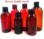 Amber 60ml Medical Syrup Bottles 2oz 4 Oz Cough Syrup Bottle