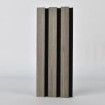 2400mm Natural Oak Acoustic Slat Wood Wall Panels With Black Grey Felt Backing