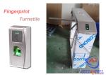 Outdoor Durable Theftproof Fingerprint Turnstile Barrier Gate 304 Stainless