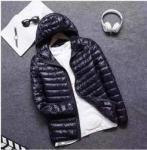 Blank Hooded Warm Down Jacket Casual Lightweight Winter Men Jackets