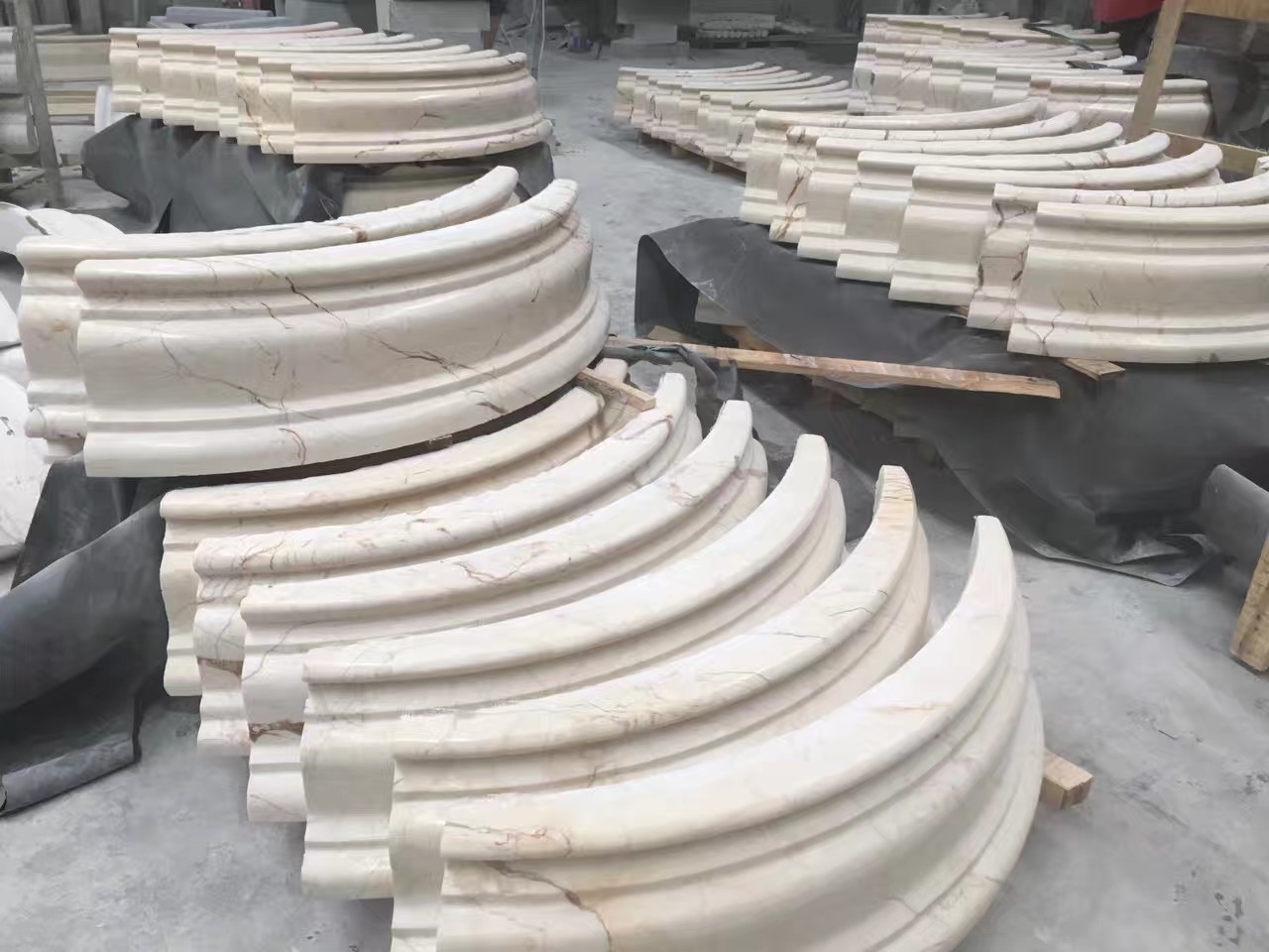 CNC Column Cap and Base Profiling Precision Column Cutter with Low Noise Level