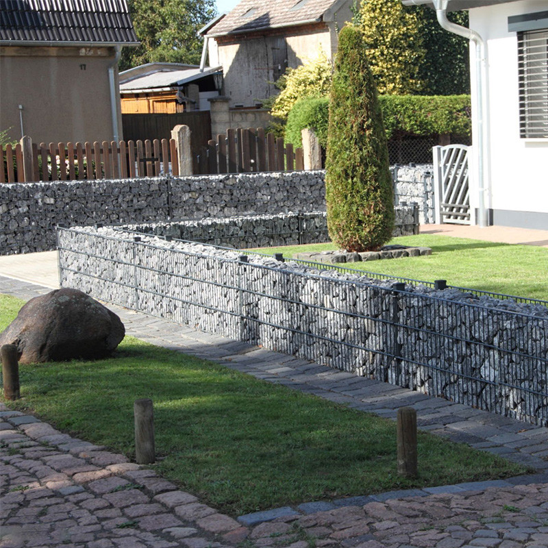 High Tensile Gabion Wall Fence Baskets Welded Retaining Systems