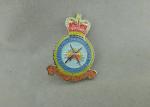 Zinc Alloy Transparent Soft Enamel Pin , Military Honor Royal Air Force Pin