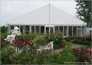Wholesale Gorgeous Transparent Glass Outdoor Party Tents , 850g/Sqm PVC Fabric 20x30 Tent from china suppliers