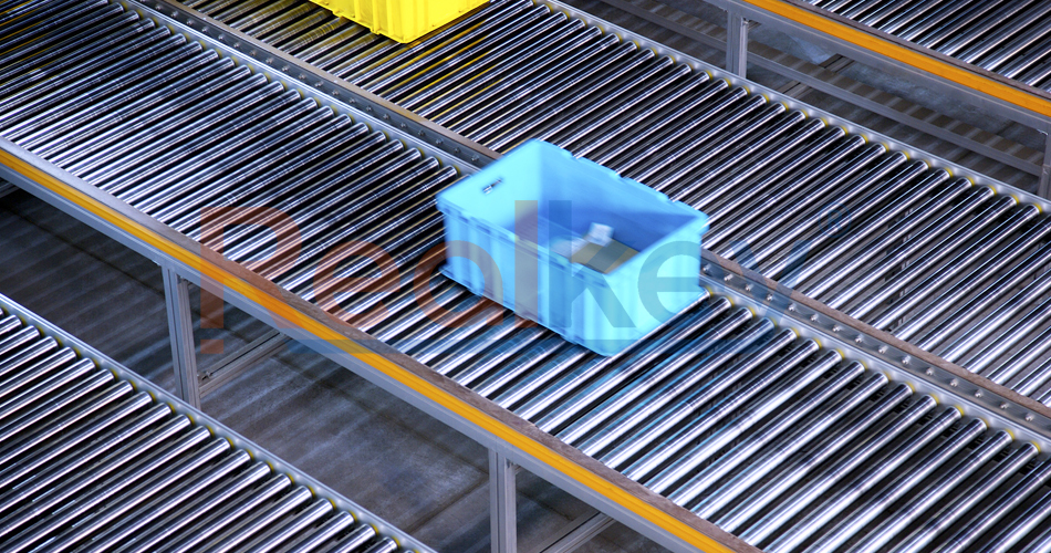 High Efficiency Powered Roller Conveyor System High Hygiene Standards