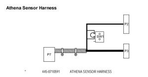 Wholesale ATM Spare Parts NCR Athena Sensor Harness from china suppliers