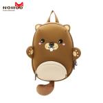 2019 new item brown bear Kids waterproof neoprene animal kindergarten backpack