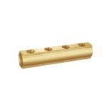 3/4"X1/2" 4 Way Brass Manifold Sand Blast 50mm Centres Distance