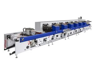 China Roll To Roll Flexo Printing Machine Servo Motor Controlled on sale