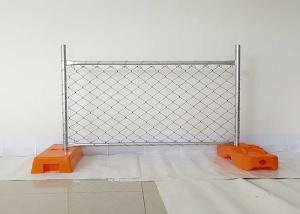 Wholesale Rust Resistant 6ftx10ft Chain Link Construction Fence 60g/M2 Galvanized from china suppliers