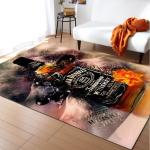 Living room large carpet, bedroom floor mat, scenic, artistic, cute, non slip