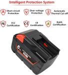 Milwaukee Replacement Power Tool Battery 28V 6000mAh Lithium Battery Compatible