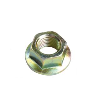 Wholesale SAE J995 Gr.8 Non Serrated IFI-145 Fine Thread Hex Flange Nuts Yellow Zinc Plated from china suppliers
