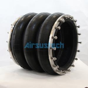 Wholesale Rubber Industrial Air Spring 3H400312 Triple Convoluted Air Bag with Flange Ring from china suppliers