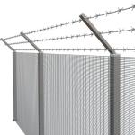 Y Type Galvanized Steel Airport Security Fencing PVC Coated