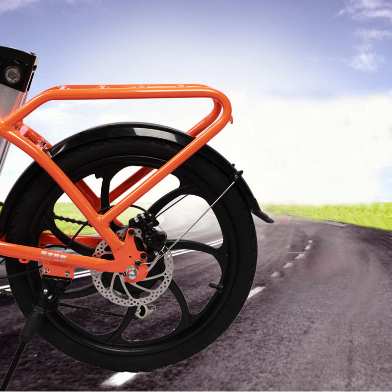 36V Electric Folding Bike 250W Rear Hub Motor Electric Bike 30-50Km/h Max Speed