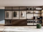 Modern Customized Open Wardrobe Fitted Bedroom Closet No Door