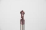 Carbide Long Neck Ball Nose End Mill 50hrc 55hrc 2 Flutes Milling Cutter CNC