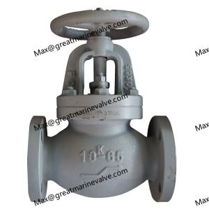 Wholesale JIS F7307 MARINE CAST IRON ANGLE VALVE 10K 2&quot; to 14&quot; DN50-DN450 from china suppliers