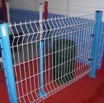 Galvanized Steel 3D Curved Security Welded Fence Panels 50x200mm 50x150mm
