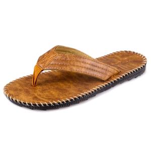 Wholesale Flat Retro Mans PVC PU Foam Summer Slippers EUR40 from china suppliers