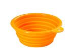 Collapsible Dog Bowl Silicone Kitchen Gadgets 13*9*5.5cm With Logo Customized