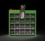 IP54 Bouquet Vending Machine 40 Bouquets Touch Screen Vending Machine