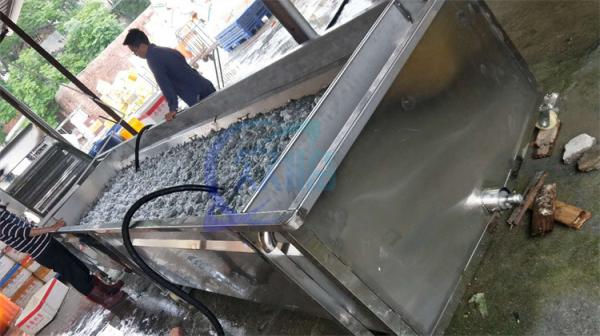 Fully Automatic Seafood Bubble Cleaning Machine Food Cleaning Processing Line