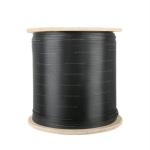 Single Steel Wire Fiber Optic Drop Cable Easy Peeled Unique Groove Design
