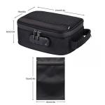Waterproof Smell Proof Case With Lock , Odor Proof Bags For Herbs 8.3x6x3