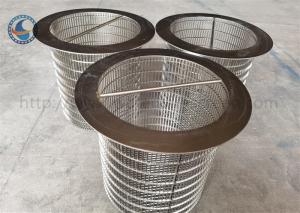 Wholesale Slot V Ss 304 Wire Wrapped Screen Inner Filter Basket from china suppliers
