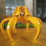 Steel Waste 14.5 m3 Hydraulic Orange Peel Grab Bucket