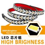 White Red Yellow 150cm/120cm Trunk Light Strip Trunk Light Anti Fog Light