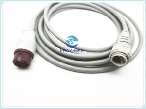 Wholesale Dark Red Blood Pressure Cable 2.7m Length Round 12 Pin Compatible With T5 from china suppliers