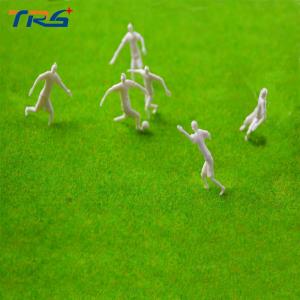 Wholesale 1:50 new model white building sport figures 36mm architecture model kits palying football from china suppliers