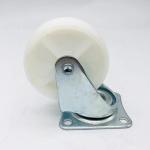 360 Degree 3 Inch White PP Wheel Furniture Cabinets Caster