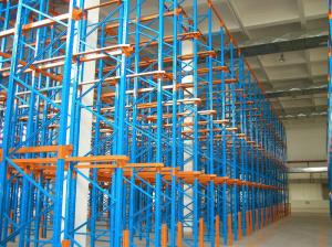 Wholesale Steel Q235 Drive In Pallet Racking Custom Industrial Rack Shelving from china suppliers