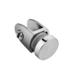 Fixed Glass Holder YS-022, Zinc Alloy, for glass 10mm, finishing chrome or Satin