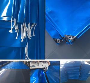 Wholesale STRONG SEWING BLUE COATING WATERPROOF PE MATTRESS COVERS,REINFORCED PORTABLE MULTI-PURPOSE POLYTHYLENE TARPAULIN, NYLON from china suppliers
