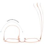 Geometric Round Full Rim Titanium Eyeglasses Prescription Trend
