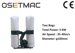 Wholesale 3.0KW Wood Dust Extractor For Sliding Panel Saw / 2 Bags Wood Dust Collector from china suppliers
